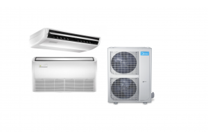 Šilumos siurblys MIDEA oras-oras INVERTER grindinis/palubinis MUE-55HRFNX-QRDOW(GA)+MOX30U-55HFN8-RRDOW(GA) šildymo galia 18,2 kW, šaldymo 15,2 kW Freonas R-32